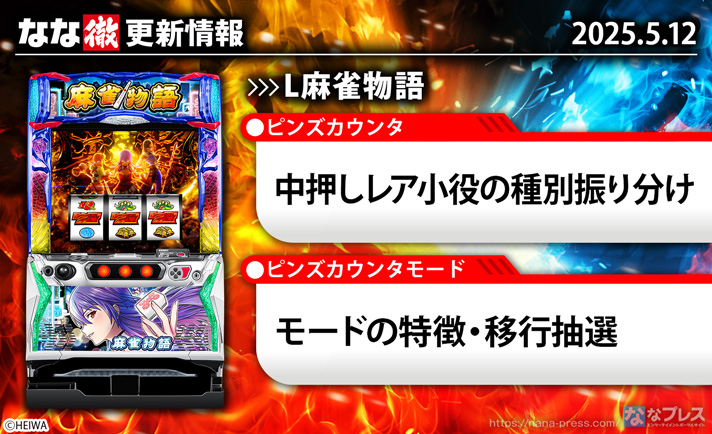 L麻雀物語　更新情報の概要