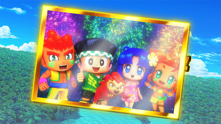 スマスロ 緑ドン VIVA！情熱南米編 REVIVAL　ボーナス終了画面　全員集合