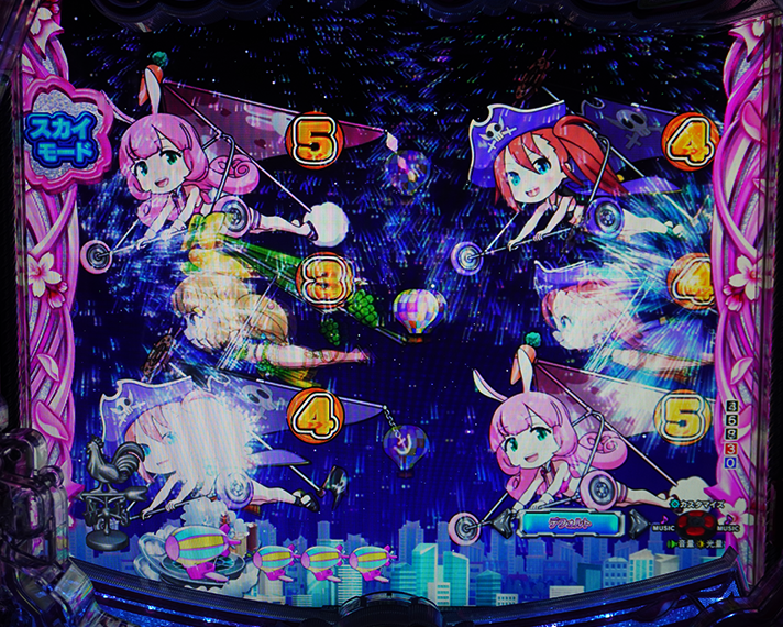 P乗物娘 with CYBER JAPAN DANCERS 2nd season 選べる3つのモード スカイモード リーチ後花火予告 通常花火