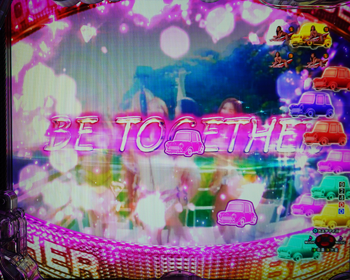 P乗物娘 with CYBER JAPAN DANCERS 2nd season 選べる3つのモード CJDモード リーチ演出 BE TOGETHER