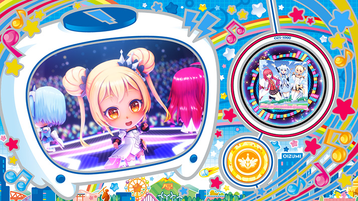 LBパチスロ1000ちゃんA 推しJAC ボタン告知 プリマ
