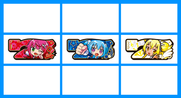 LBパチスロ1000ちゃんA リーチ目(中段赤7/青7/黄7)