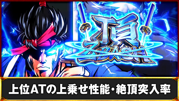 いざ!番長 上位AT「青頂ZBASH」突入画面