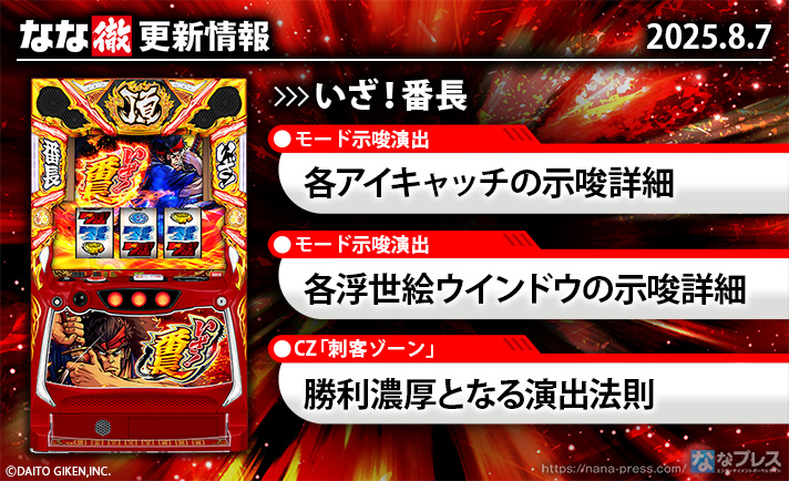 いざ！番長　更新情報の概要