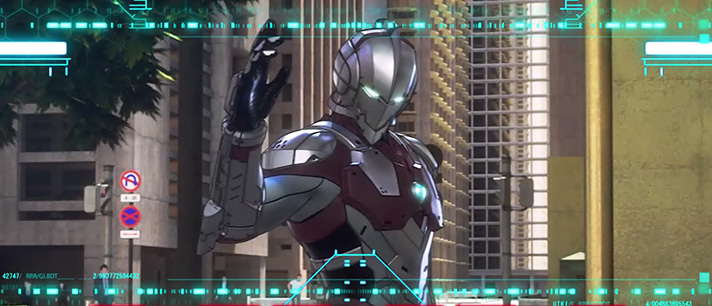 L ULTRAMAN　AT終了画面　ウルトラマン