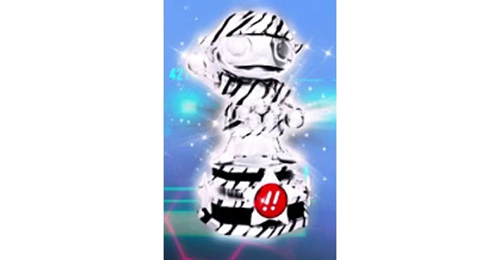 L ULTRAMAN　玉ちゃんトロフィー　ゼブラ柄