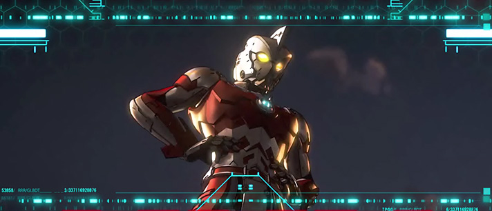 L ULTRAMAN　AT終了画面　エース