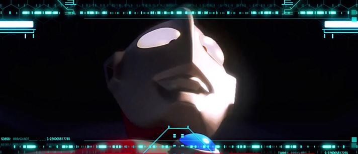 L ULTRAMAN　AT終了画面　初代ウルトラマン