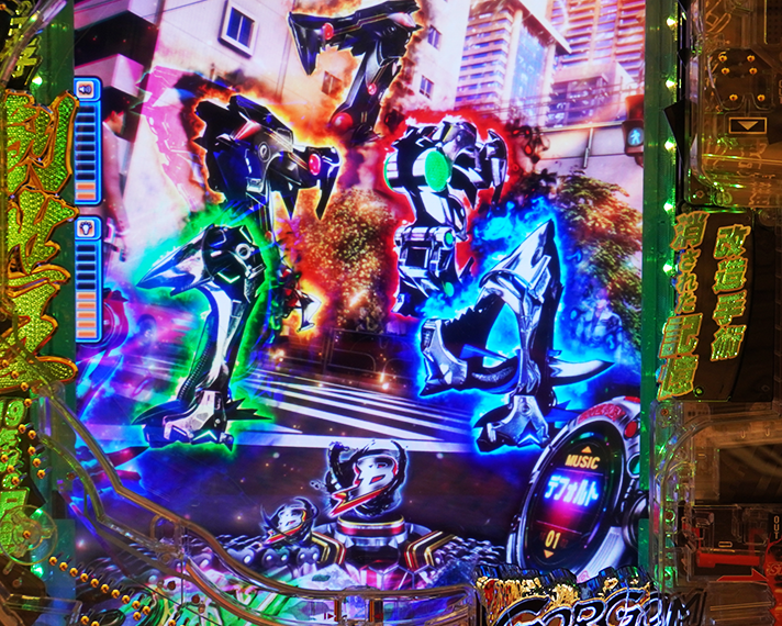 e仮面ライダーBLACK 入賞時保留変化