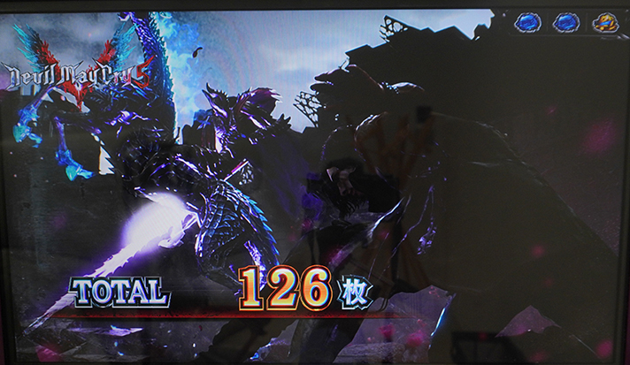 スマスロ デビル メイ クライ 5 スタイリッシュトライブ　ST終了画面
