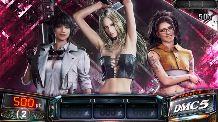 スマスロ デビル メイ クライ 5 スタイリッシュトライブ アイキャッチ 女性全員