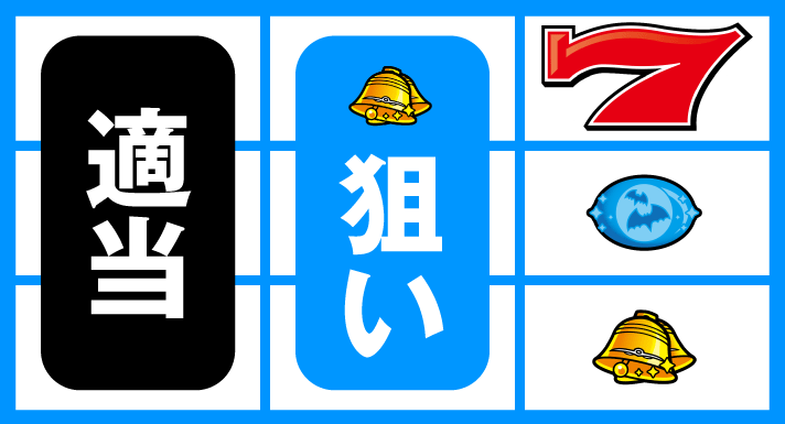 スマスロニューパルサーBT 逆押し赤7狙い ベル、チェリー