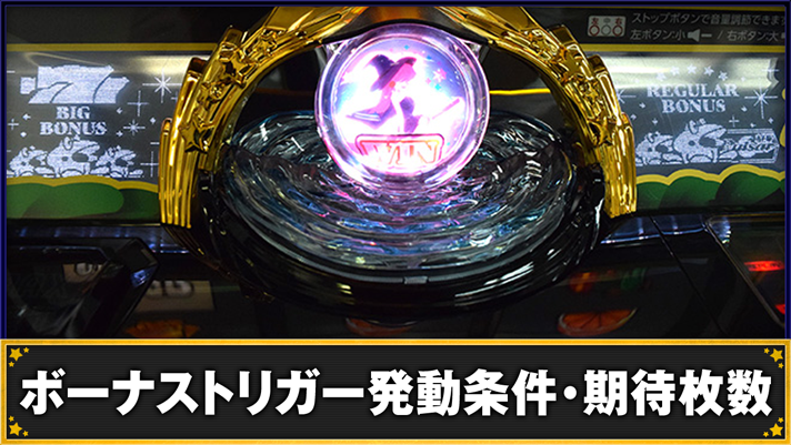 スマスロニューパルサーBT　ボーナストリガー発動条件・期待枚数