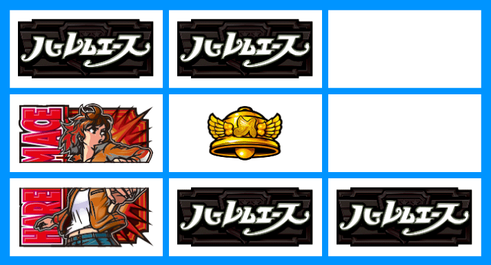 翔べ！ハーレムエース　BAR停止形　Z揃い