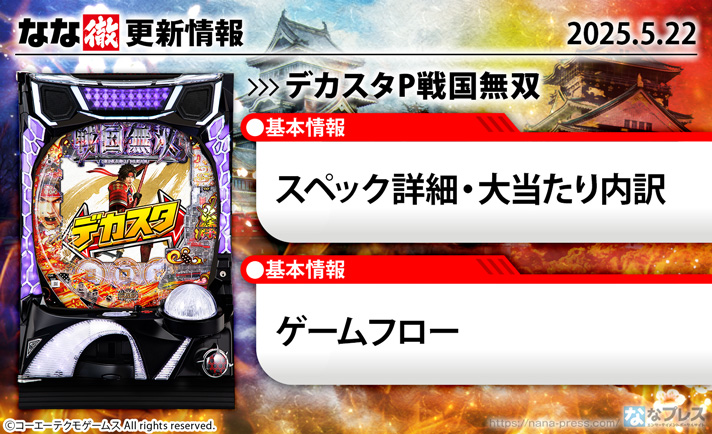 デカスタP戦国無双
