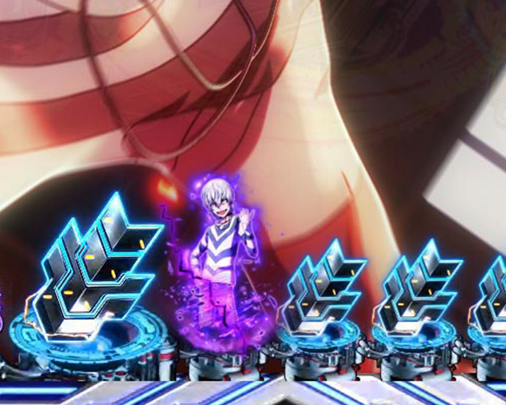 e一方通行 とある魔術の禁書目録 演出モード別予告・LT中 アクセラレータモード中予告 キャラ保留変化予告