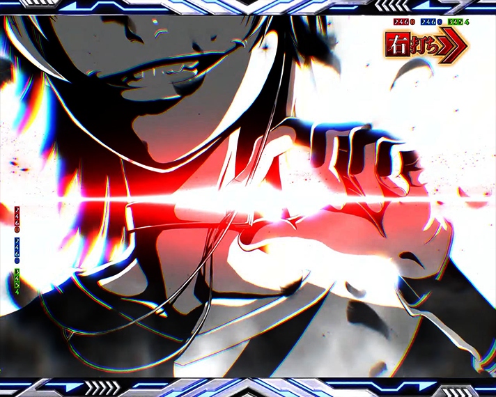 e一方通行 とある魔術の禁書目録 演出モード別予告・LT中 アクセラレータモード中予告 一方通行(アクセラレータ)フリーズ