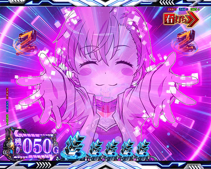 e一方通行 とある魔術の禁書目録 演出モード別予告・LT中 アクセラレータモード中リーチ演出 ラストオーダーチャンス