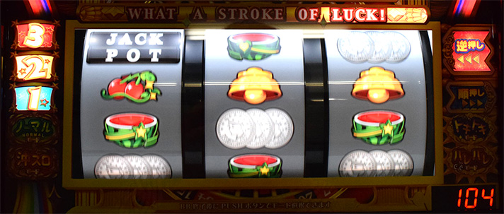 LBジャックポット ボーナス消化中 逆押し