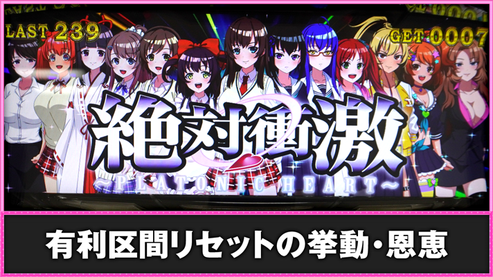 L絶対衝激~PLATONIC HEART~ 有利区間リセットの挙動・恩恵