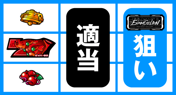 LBパチスロ ヱヴァンゲリヲン ~約束の扉~ 停止形②