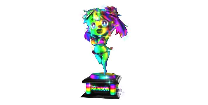 L ダーリン・イン・ザ・フランキス　ナミちゃんトロフィー　虹