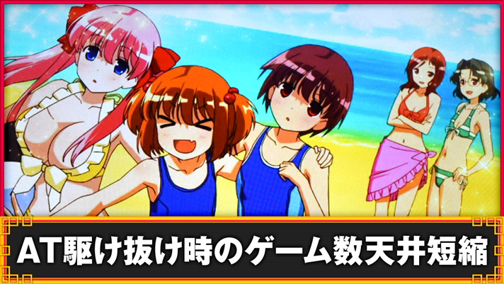 L咲-Saki-頂上決戦　AT駆け抜け時のゲーム数天井短縮