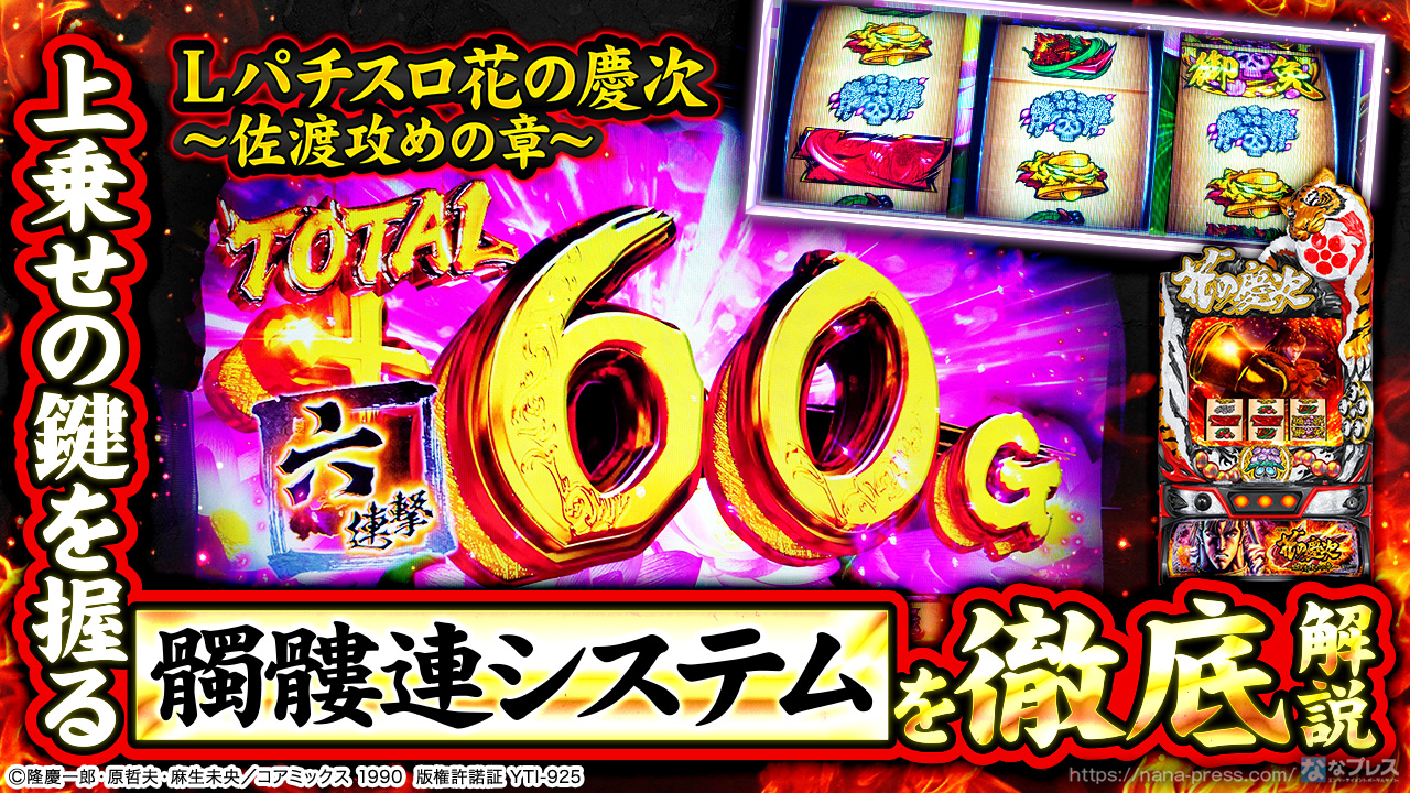 ニューギンがスマスロ新機種「L花の慶次〜佐渡攻めの章」を発表
